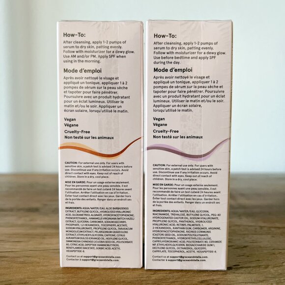 grace & stella Vitamin C Serum & Retinol Serum - New in box - Picture 2 of 4